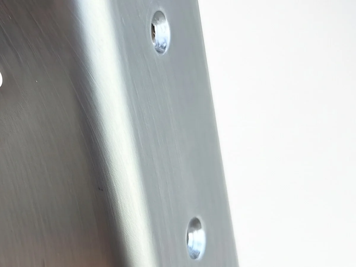 Tapping and countersinking sample part